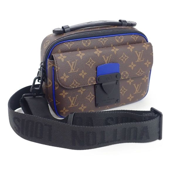 Louis Vuitton Macassar S Lock Messenger Monogram Shoulder Bag - Picture 1 of 8